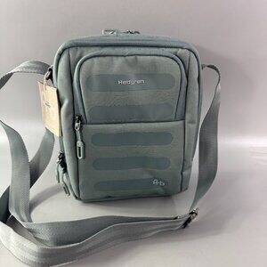 NWT Hedgren Relax Crossbody Bag, Grey Green
